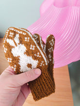 Load image into Gallery viewer, Junior's Bunny Mittens - English
