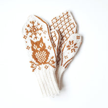 Last inn bildet i Galleri-visningsprogrammet, Vinterugle Owl Mittens - English