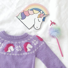 Load image into Gallery viewer, All the Unicorns Sweater - English