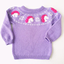 Load image into Gallery viewer, All the Unicorns Sweater - English