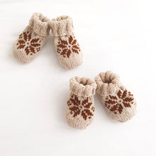 Last inn bildet i Galleri-visningsprogrammet, Strikkeoppskrift sokker baby selbumønster
